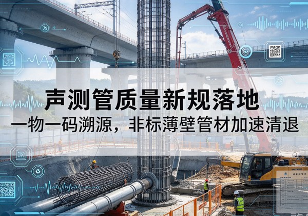 巴彦淖尔声测管质量新规落地，一物一码溯源，非标薄壁管材加速清退