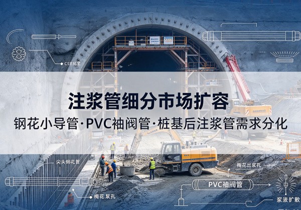 巴彦淖尔注浆管细分市场扩容，隧道钢花小导管、PVC 袖阀管、桩基后注浆管需求分化